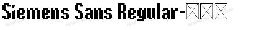 Siemens Sans Regular字体转换 Siemens Sans Regular字体转换